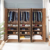 Lee Modern 32" Wardrobe Closet in Golden Brown - Set of 3 Armoire | Armoire moderne Lee 32" en brun dore - Ensemble de 3