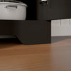 HOMCOM Sideboard Buffet Cabinet, Kitchen Cabinet with Drawers, Black