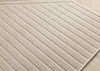 Oslo Beige Angled Striped Design Rug, 7'10" x 10'6" Indoor Area Rug | Tapis design a rayures angulaires beige Oslo, 7'10" x 10'6"