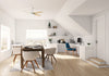 Dempsey Ceiling Fan with Light Fixture - White | Ventilateur de plafond Dempsey avec luminaire - Blanc