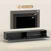 HOMCOM 55" Floating TV Stand for TVs up to 72 Inch, Black