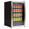HOMCOM 160 Can Beverage Fridge 4.52 Cu.Ft. Beer Fridge for Soda Drink Wine