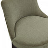 Lucia Modern Chenille Wood Upholstered Barstool in Leaf Green - Set of 2 | Tabouret de bar moderne Lucia en bois et tissu chenille vert feuille - Lot de 2