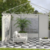 Outsunny Instant Canopy Sidewalls With Windows And Doors, For 10' X 10' Or 10' X 20' Pop Up Canopy, |Outsunny Parois Laterales D'auvent Instantane Avec Fenetres Et Portes, Pour Auvent Pop-up De 10' X 1