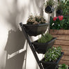 Outsunny 5-tier Raised Garden Bed With 5 Planter Boxes, Outdoor Plant Stand Grow Containers With Lea|Outsunny Lit De Jardin Sureleve A 5 Niveaux Avec 5 Bacs A Plantes, Support Pour Plantes D'exterieur