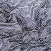 Sealy Bala Faux Fur High Density Foam Bean Bag Chair - Grey|Fauteuil poire Bala de Sealy en fausse fourrure avec mousse à haute densité - gris