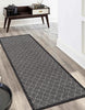 Eve Contemporary 2'0" x 6'0" Runner Rug in Grey Indoor Area Rug | Tapis Contemporain Eve 2'0" x 6'0" en Gris