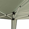 Outsunny 10x10ft Folding Pop Up Tent Outdoor Gazebo Canopy With Carrying Bag, Green|Outsunny 10x10ft Tente Escamotable Pliante D'exterieur Avec Auvent De Gazebo Avec Sac De Transport,