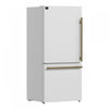 Forno Milano Espresso 31 Inch Bottom Freezer, White, 17.2 cu.ft. - FFFFD1786-31WHT | Refrigerateur Milano Espresso de 31 po avec congelateur inferieur, blanc, 17,2 pi³ – FFFFD1786-31WHT