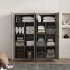 Cornelia Modern 30" Storage Cabinet in Gray (7-Shelf) - Set of 2 Bookcase | Armoire de rangement Cornelia Modern 30" en gris (7 etageres) - Lot de 2