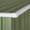 Outsunny Garden Shed, Metal Tool Shed W/ Sloped Roof, Light Green