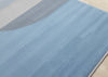 Forte Blue Grey White Half-Circles Geometric Area Rug - 5'3" x 7'5"|Carpette Forte bleue, grise et blanche à motif géométrique de demi-cercles - 5 pi 3 po x 7 pi 5 po