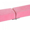 Soozier 7FT Folding Balance Beam, Gymnastics Beam with Suede Surface, Pink