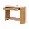 Olivia 47.25“ Modern Sofa Table with Storage and Drawer - Brown | Console moderne Olivia 120 cm avec rangement et tiroirs - brune