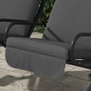 Outsunny 2-seat Patio Swing Chair W/ Removable Canopy & Cup Holders, Grey|Outsunny Balancoire De Patio 3 Places Avec Auvent Reglable, Gris