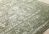 Florence Green White Elegant Classic Rug, 5'3" x 7'4" Indoor Area Rug | Tapis Florence vert et blanc elegant et classique, 5'3" x 7'4"