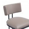 Juno Contemporary Modern Metal Barstool in Taupe | Tabouret de bar moderne contemporain en metal Juno, couleur taupe