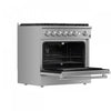 Forno Marco 36-inch Gas Range Stainless Steel, 4.32 cu.ft. -FFSGS6277-36 | Cuisiniere a gaz Marco 36 pouces en acier inoxydable, 4,32 pi³ – FFSGS6277-36