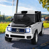 Costway Licensed Mercedes-benz Eqg Kids Ride On Car With Remote Control Detachable Battery White