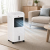 HOMCOM Evaporative Air Cooler, 3-In-1 Ice Cooling Fan with Remote, White