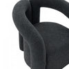 Darian Modern Boucle Lounge Chair in Black - Set of 2 | Fauteuil lounge Darian en boucle moderne noir - Lot de 2