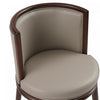 Evalyn Modern Wood Upholstered Barstool in Taupe - Set of 2 | Tabouret de bar moderne en bois et tissu Evalyn, taupe - Lot de 2