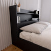 Nordika Hunter Bookcase Full Headboard - Black|Tête de lit bibliothèque Hunter Nordika - noire