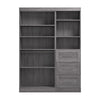 Bestar Pur 61 W Closet Organizer System - Bark Grey|Système d’organisateur de garde-robe Pur de Bestar de 61 po (L) - gris écorce