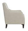 Beagle Accent Chair, Khaki Pattern Fabric | Fauteuil Beagle En Tissu A Motif Kaki
