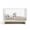 Storkcraft Santorini 5-In-1 Convertible Crib - White/Driftwood