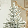 Homcom 5ft Artificial Snow-flocked Christmas Tree With 521 Tips|Homcom Arbre Artificiel Floque De Neige De 5 Pieds Avec 521 Pointes