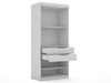 Mulberry Contemporary Modern 36" Wardrobe Closet in White - Set of 3 | Armoire contemporaine moderne Mulberry 36" en blanc - Ensemble de 3