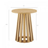 Layla Scandinavian Modern 2-Piece Coffee Table & End Table Set in Light Oak Coffee Table Set | Ensemble de 2 tables Layla style scandinave moderne : table basse et table d’appoint en chene clair