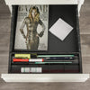 Vinsetto Filing Cabinet With 3 Lockable Drawers|Vinsetto Classeur A 3 Tiroirs Verrouillables