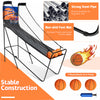 Costway Foldable Single Shot Basketball Arcade Game W/electronic Scorer 3 Basketballs