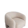 Sylvia Modern Glam Tweed Lounge Chair in Gold Dust | Fauteuil lounge en tweed moderne glamour Sylvia, finition Poussiere d’Or