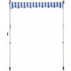 Outsunny 6.6'x5' Manual Retractable Patio Awning Window Door Sun Shade Deck Canopy Shelter Water Res|Outsunny Store Banne Manuel Retractable Inclinaison Reglable Installation Rapide Metal Alu Polyester