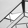 Outsunny Polycarbonate Greenhouse Kit With Vent Rain Gutter Door, Black|Outsunny Serre En Polycarbonate Avec Porte, Gouttiere, Aeration, Noir