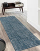 Nayah Contemporary 2'0" x 10'0" Runner Rug in Blue Indoor Area Rug | Tapis Contemporain Nayah 2'0" x 10'0" en Bleu