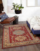 Mila Traditional 7'10" x 9'10" Area Rug in Red Indoor Area Rug | Tapis Traditionnel Mila 7'10" x 9'10" en Rouge