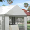 Outsunny 20 X 13ft Party Tent With Sides, 6 Windows And 2 Doors|Tente De Fete Outsunny 20 X 13 Pieds Avec Cotes, 6 Fenetres Et 2 Portes