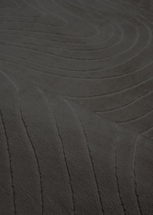 Somos Contemporary Charcoal Washable Rug 9'0\" x 12'0\" Indoor Area Rug