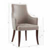 Connie Modern 6-Piece Dining Chair Set in Taupe | Ensemble de 6 chaises de salle a manger Connie Modern en taupe