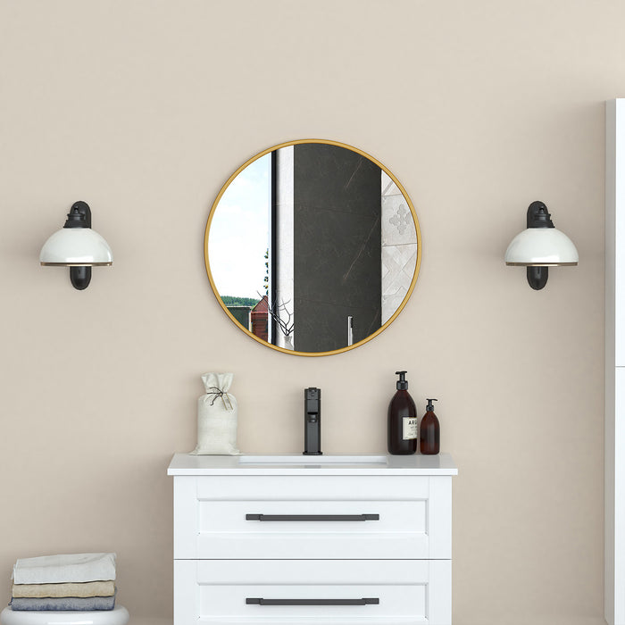 Halpert Gold 24\" Mirror