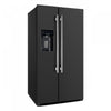 Forno Salerno 36-inch Side-by-Side Refrigerator in Black, 20 cu.ft. - FFRBI1844-36BLK | Refrigerateur cote a cote Salerno de 36 po, noir, 20 pi³ – FFRBI1844-36BLK
