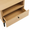 Amara Modern 20" Nightstand in Light Oak (1-Drawer) | Table de nuit moderne Amara 20" en chene clair (1 tiroir)