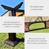 12' X 9' Pergola Kit Metal Frame Gazebo Canopy Cover Patio Shelter