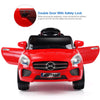 Costway 6v Kids Ride On Car Rc Remote Control Battery Powered W/ Led Lights Mp3 Red