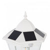 Outsunny 77" Solar Lamp Post Light, Aluminum Outdoor Street Lamp, White|Outsunny Lampe Solaire De 77", Lampadaire D'exterieur En Aluminium Etanche