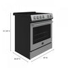 Leonardo Espresso 30" Slide-In Electric Range in Stainless-Steel, 5.0 cu. Ft. - FFSEL6022-30 | Cuisiniere electrique encastrable Leonardo Espresso 30 po, acier inoxydable, 5 pi³ - FFSEL6022-30